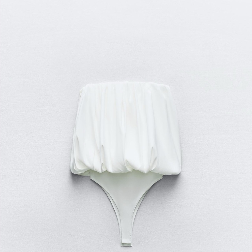 Zara Voluminous off the shoulder bodysuit